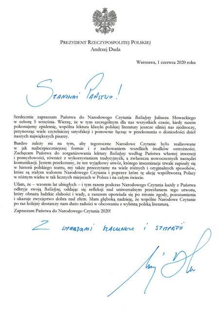 narodowe czytanie Balladyna 7